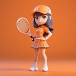 yun dong feng q ban wang qiu nyu hai 3d xuan ran ti shi ci huo li si she di nian tu mang he