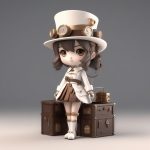 zheng qi peng ke luo li ta chi lun yu huang tong se diao 3d nian tu diao su zhan li xuan ran