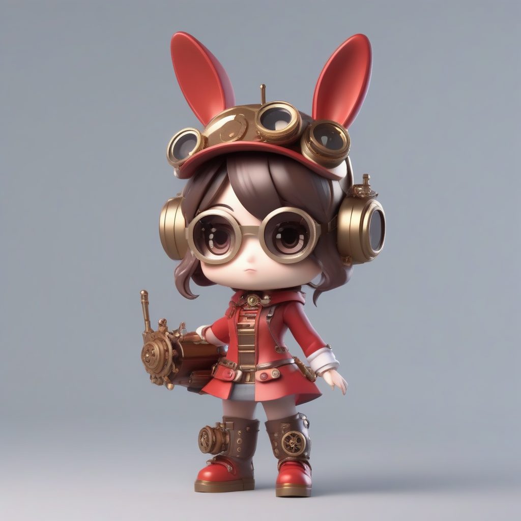 蒸汽朋克：调整微小齿轮的Q版兔耳娘