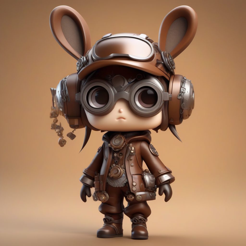 蒸汽朋克兔耳娘:齿轮元素Q版探险家模型 7 蒸汽朋克兔耳娘:齿轮元素Q版探险家模型