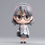 zhi chang xiao mi shu q ban bai ling tu er niang de yan su meng tai 3d tu