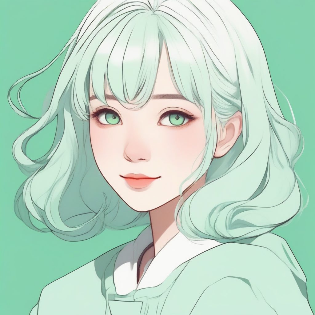 治愈系极简:温柔微笑的白发少女 25 治愈系极简:温柔微笑的白发少女