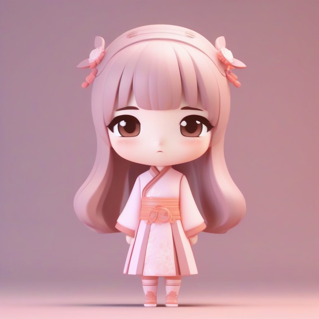 治愈系马卡龙色旗袍：Pop Mart风Q版角色全身照AI提示词大全