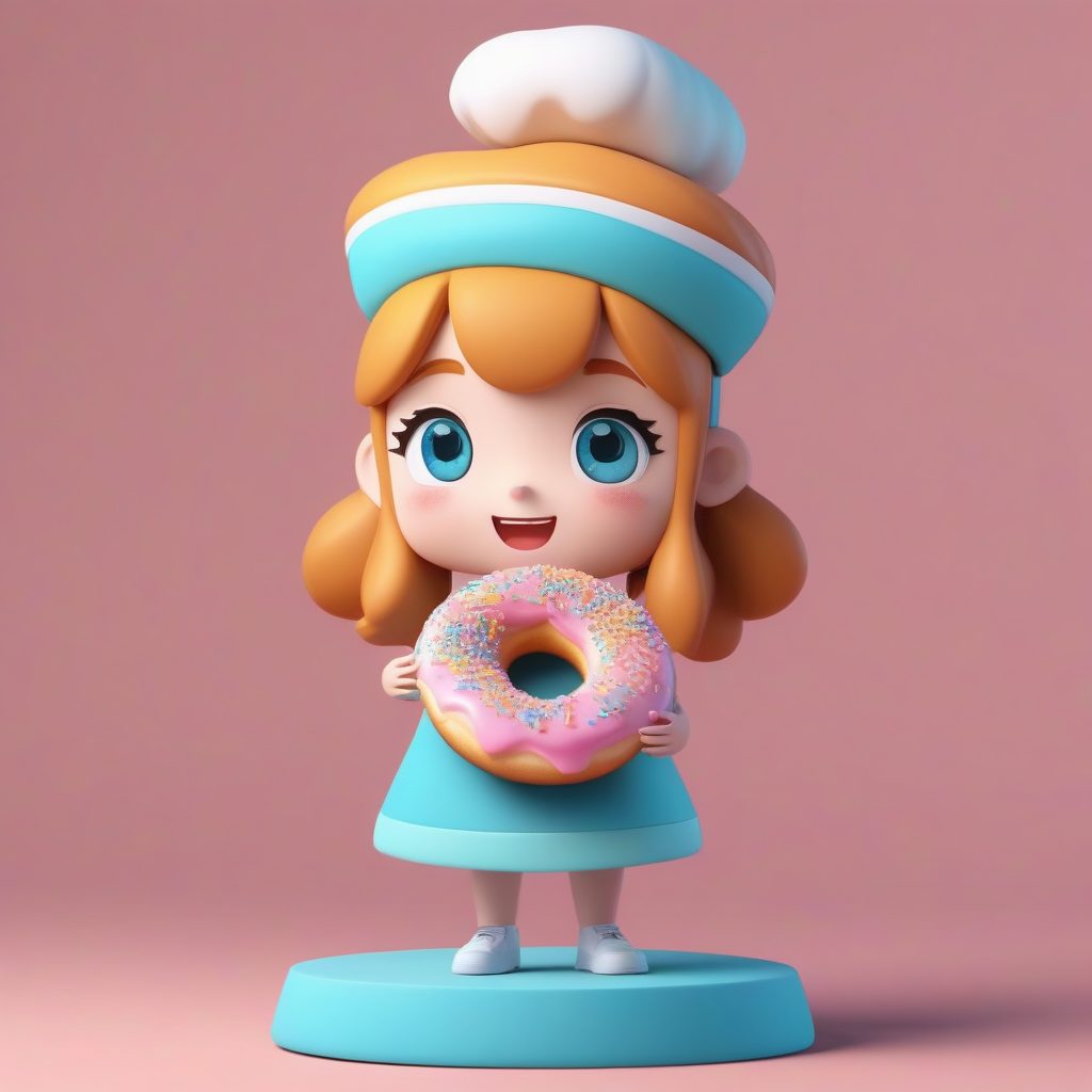 治愈系Q版可爱表情包制作:Pop Mart甜甜圈女孩3D头像生成指南 36 治愈系Q版可爱表情包制作:Pop Mart甜甜圈女孩3D头像生成指南