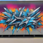 zi you de ye xing tu ya gao dui bi du 3d li ti zi mu yi shu