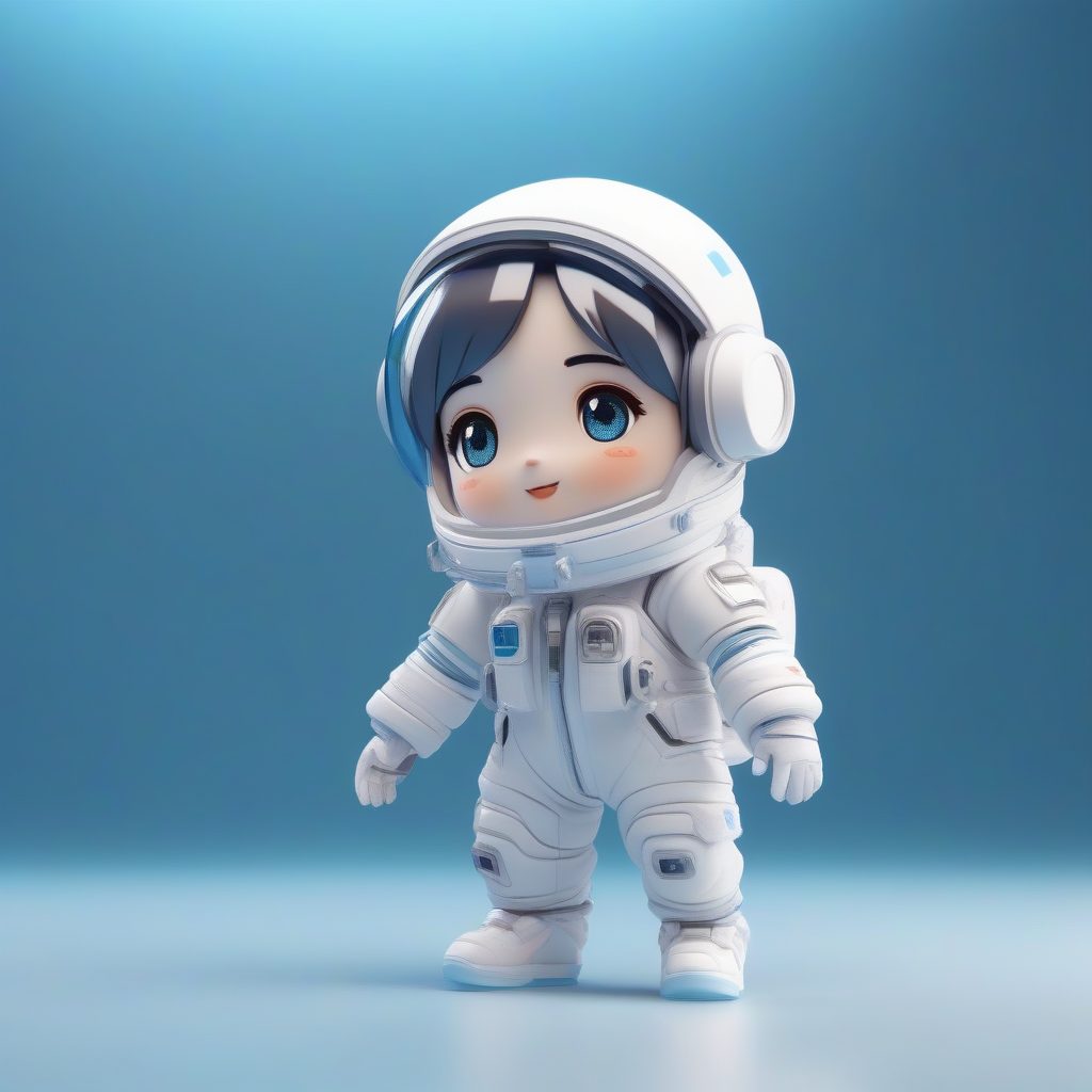 3D盲盒Q版宇航员全身图:C4D高精渲染提示词教程