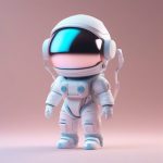 3D盲盒手办:C4D高精渲染“可爱宇航员”Q版全身站立照生成教程 7 3d mang he shou ban c4d gao jing xuan ran ke ai yu hang yuan q ban quan shen zhan li zhao sheng