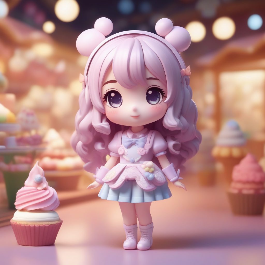 8K超清【甜美Q版】AI绘画秘籍：帕斯卡尔配色极简动漫角色提示词大全