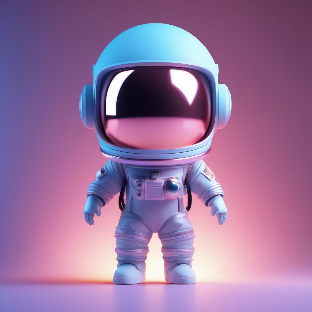 8K高细节:宇航员Q版3D手办生成,Pop Mart太空主题AI绘图指南