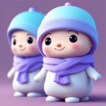 ai hui hua dong ri xue ren quan jing q ban mang he 3d mo xing c4d guang xian zhui zong xiao guo