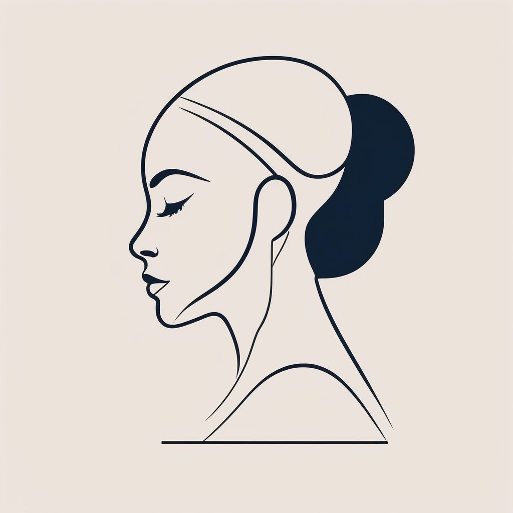 AI绘画极简女孩线条艺术:高级扁平化LOGO设计提示词秘籍