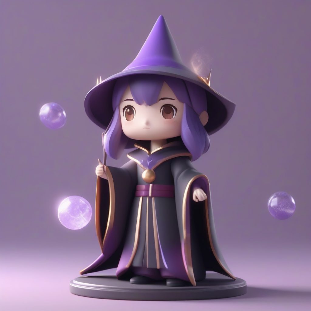 AI绘画教程:C4D Octane渲染奇幻魔法Q版情侣,动态姿势设计