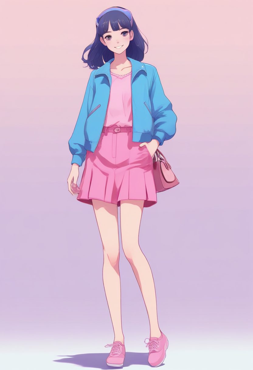 AI图片生成：如何锁定极简风？全身像站立姿势+纯色背景技巧！