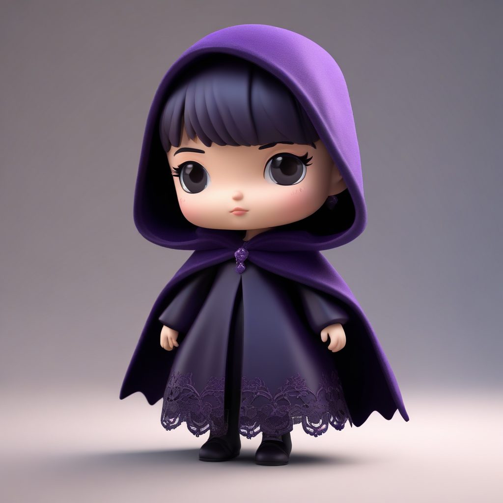 暗黑哥特风Q版:丝绒与蕾丝的冬季时尚穿搭教程