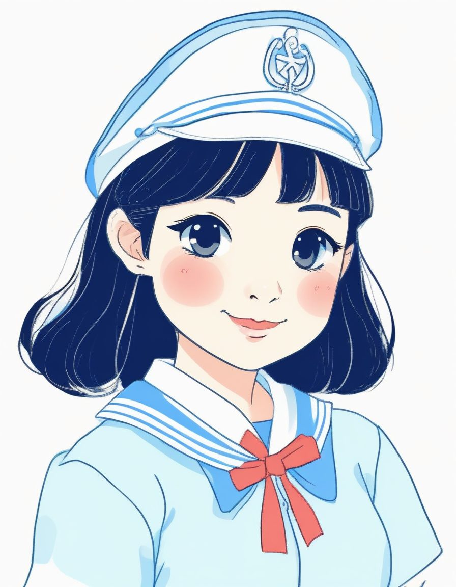 爆火：日系水手服少女头像！清爽蓝白配色，故事书美学太惊艳！