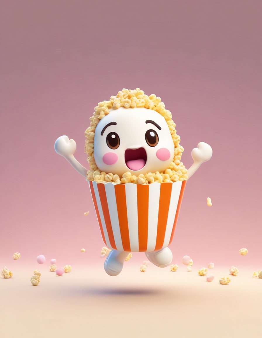 🍿爆米花狂欢：开心到跳起来的Q版萌娃