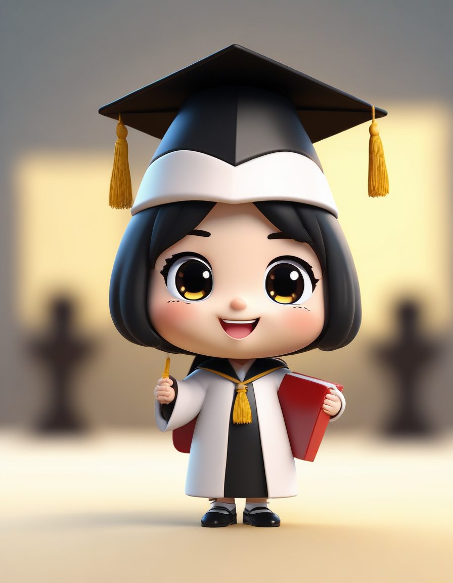 🎓毕业季特供！穿着学士服的Chibi手办，超适合做毕业纪念头像！