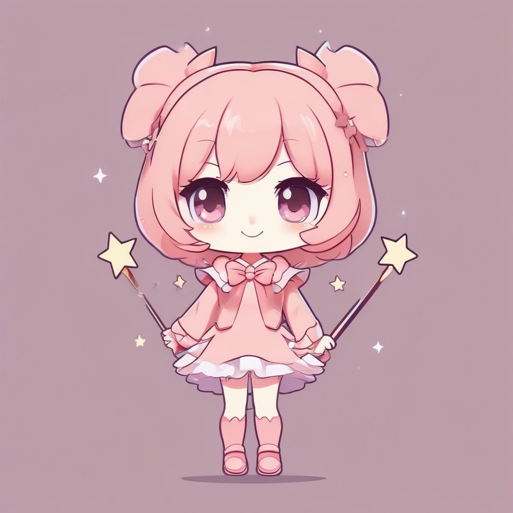 变身少女！💖日系Q版魔法少女插画提示词，超唯美软萌壁纸，速来收图！