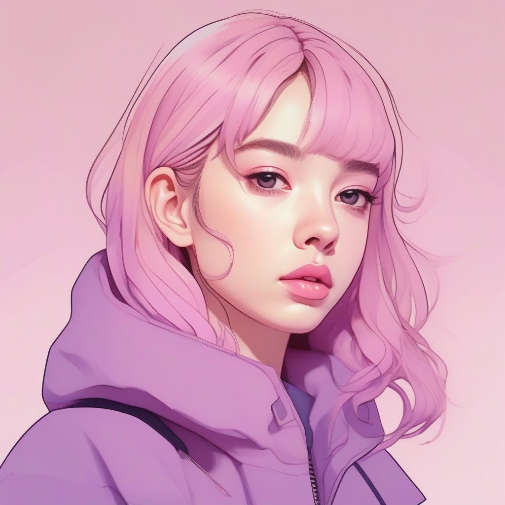 Cel Shading技巧：如何用纯色背景突出创意——流泪的马卡龙女孩