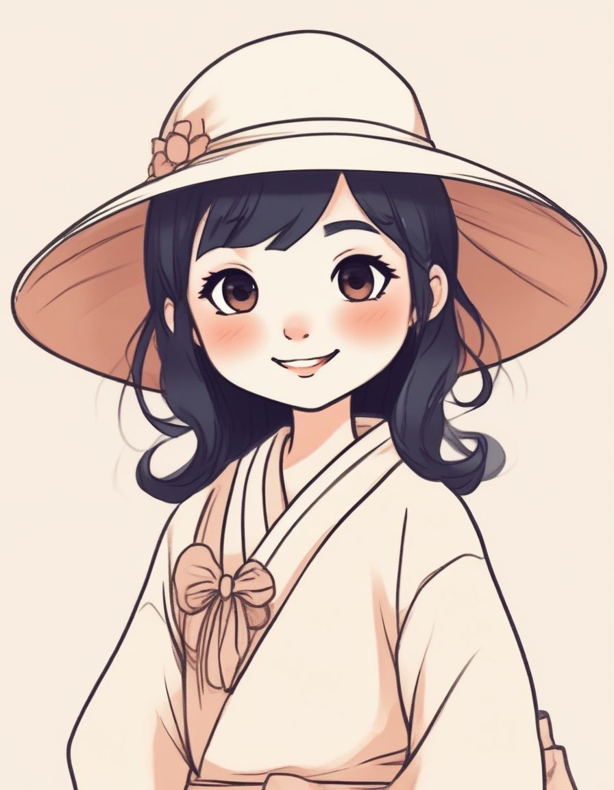 🧸超可爱：日系Q版少女头像！暖色系彩铅插画，故事书封面即视感！