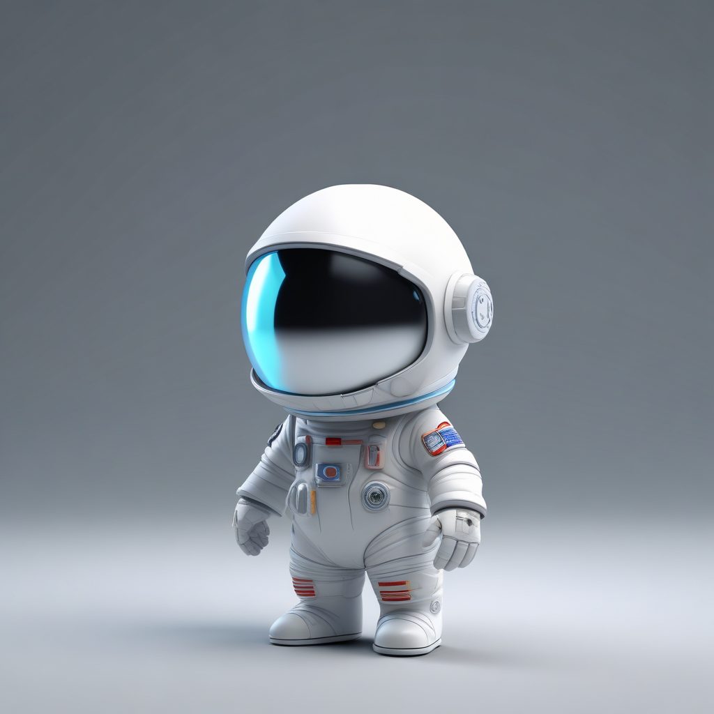 🚀超帅气Q版宇航员全身像提示词！C4D盲盒美学 | 独家分享