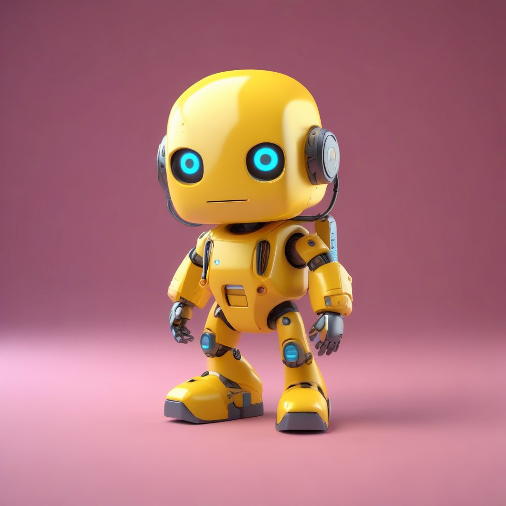 📦 超稳公式：Q版赛博朋克配送机器人，盲盒手办C4D渲染！