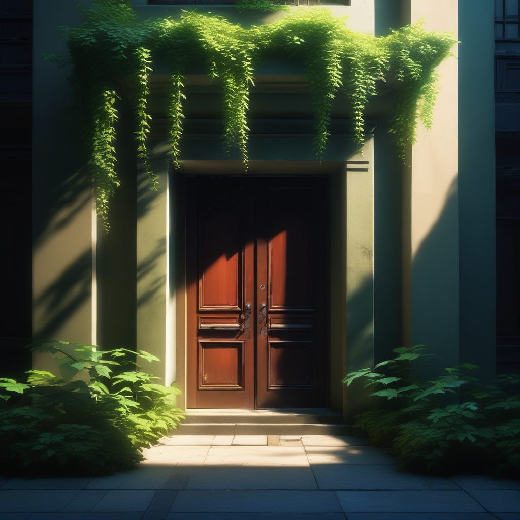 城市中被遗忘的秘密花园入口：光影对比AI绘画教程