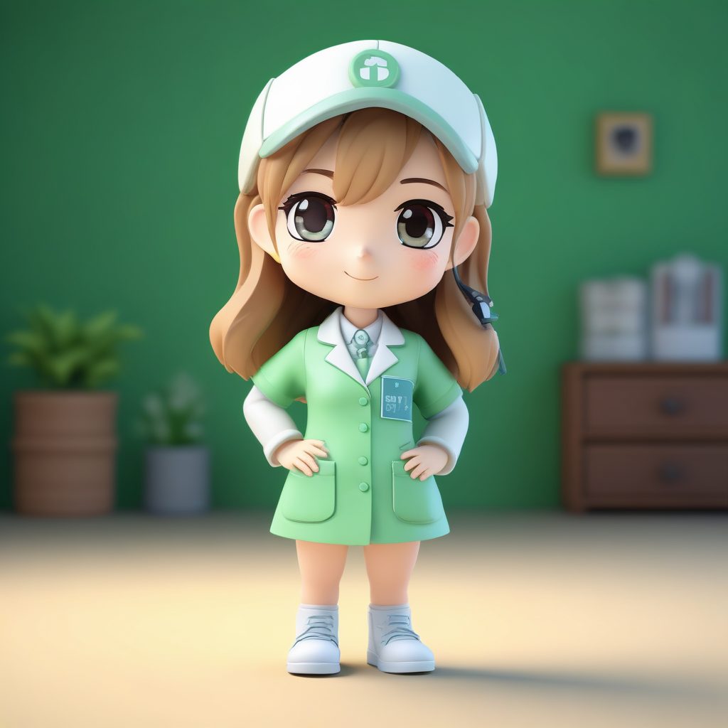 宠物医生Q版AI绘画: 治愈系小医生3D盲盒设计 (8K)