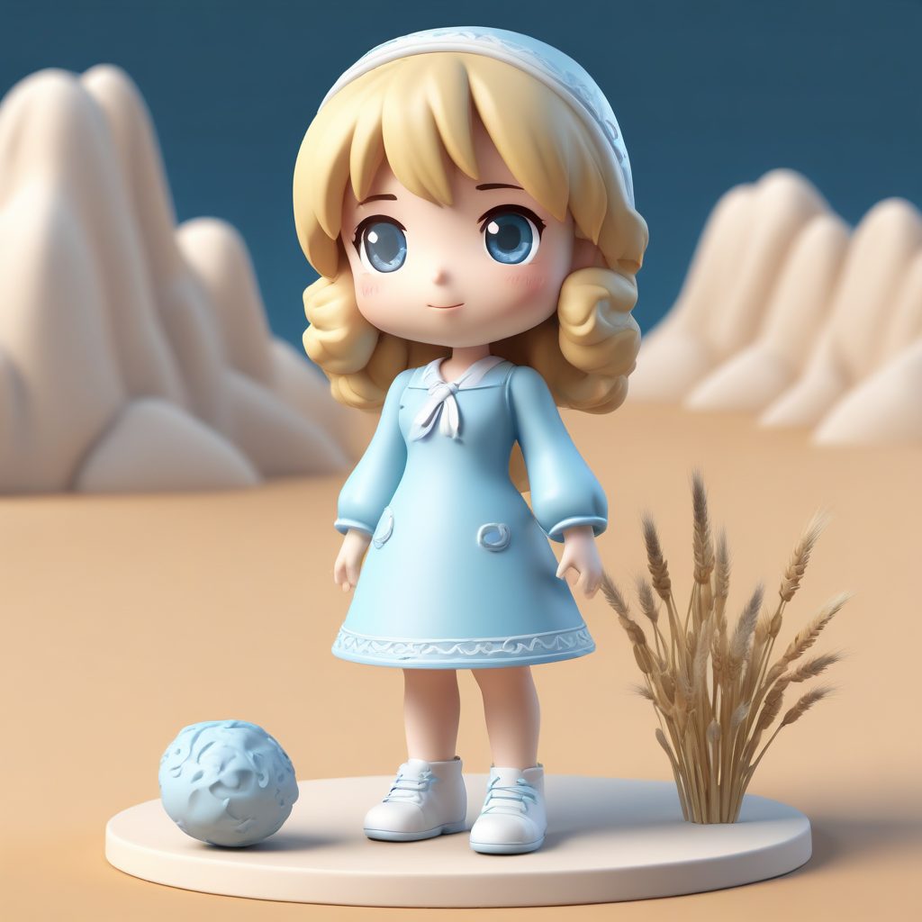 ♍️处女座Q版：细节控福利！3D粘土盲盒，纯净治愈系壁纸！