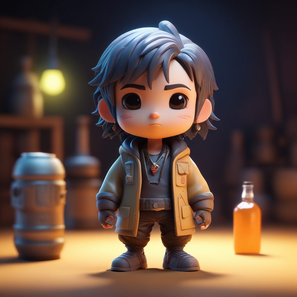 🎉出图率100%！Q版醉拳大师🍻赛博朋克粘土盲盒，头像必备！