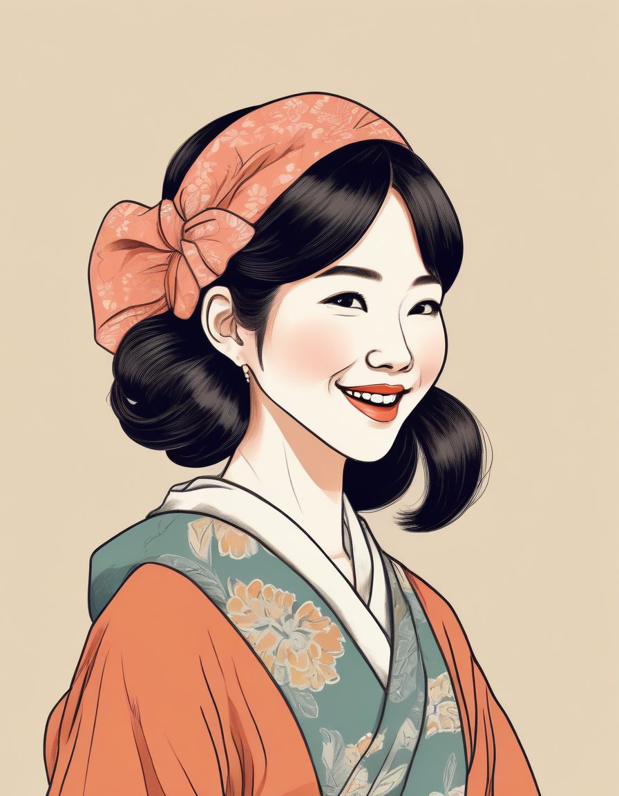 纯粹微笑的力量：治愈系日系少女线稿的彩铅手绘技巧