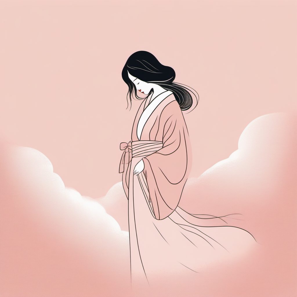 纯色背景进阶：如何用留白突出日系极简线稿的艺术感