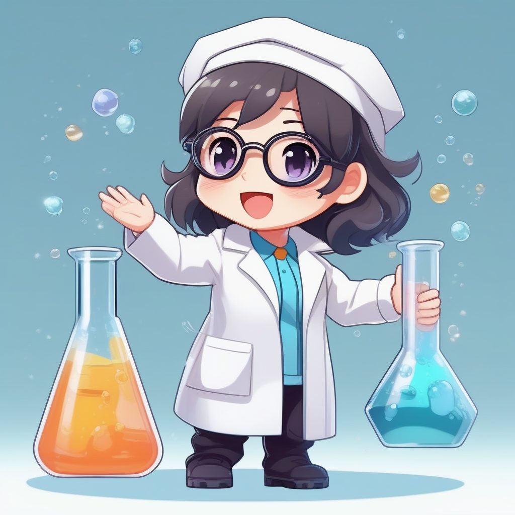 ComfyUI必备：Q版科学女教师爆炸头动态表情生成提示词