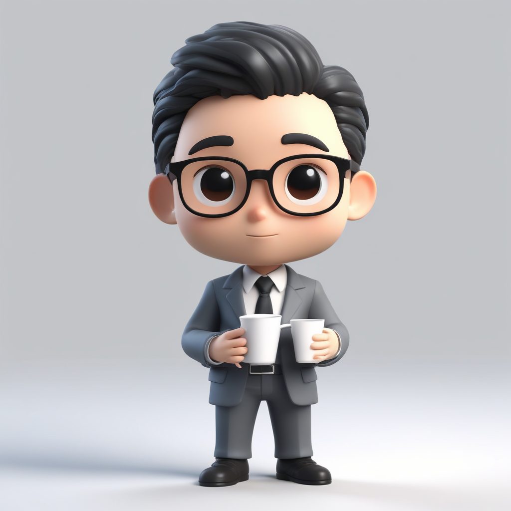 打工人自救指南：超萌Q版社畜盲盒，C4D粘土风，拿来做头像太绝了！