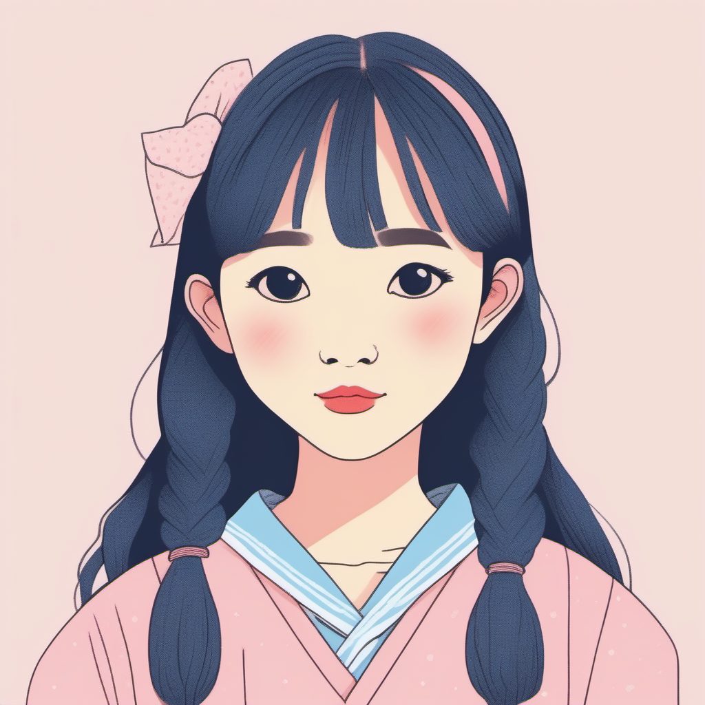 淡色系美学:AI 绘画如何锁定粉蓝色日系JK制服的温柔感?