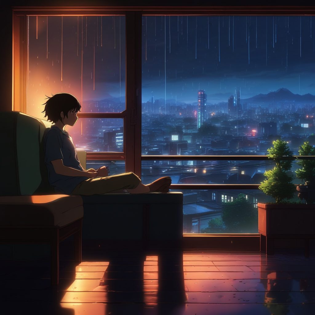 🌃电车物语!新海诚风高细节通勤夜景,日系氛围感背景图!