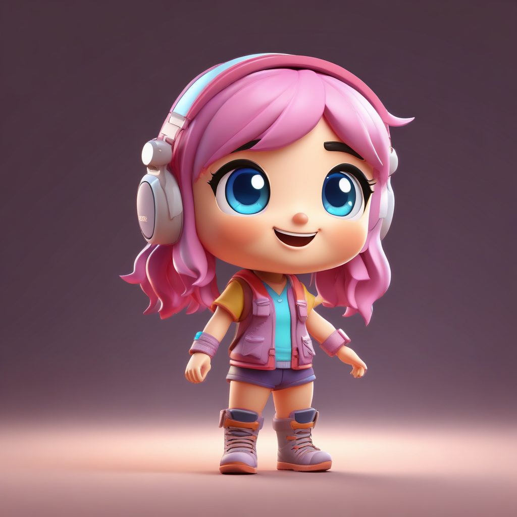 电竞女孩Q版动态图:捕捉胜利瞬间的可爱表情与手势