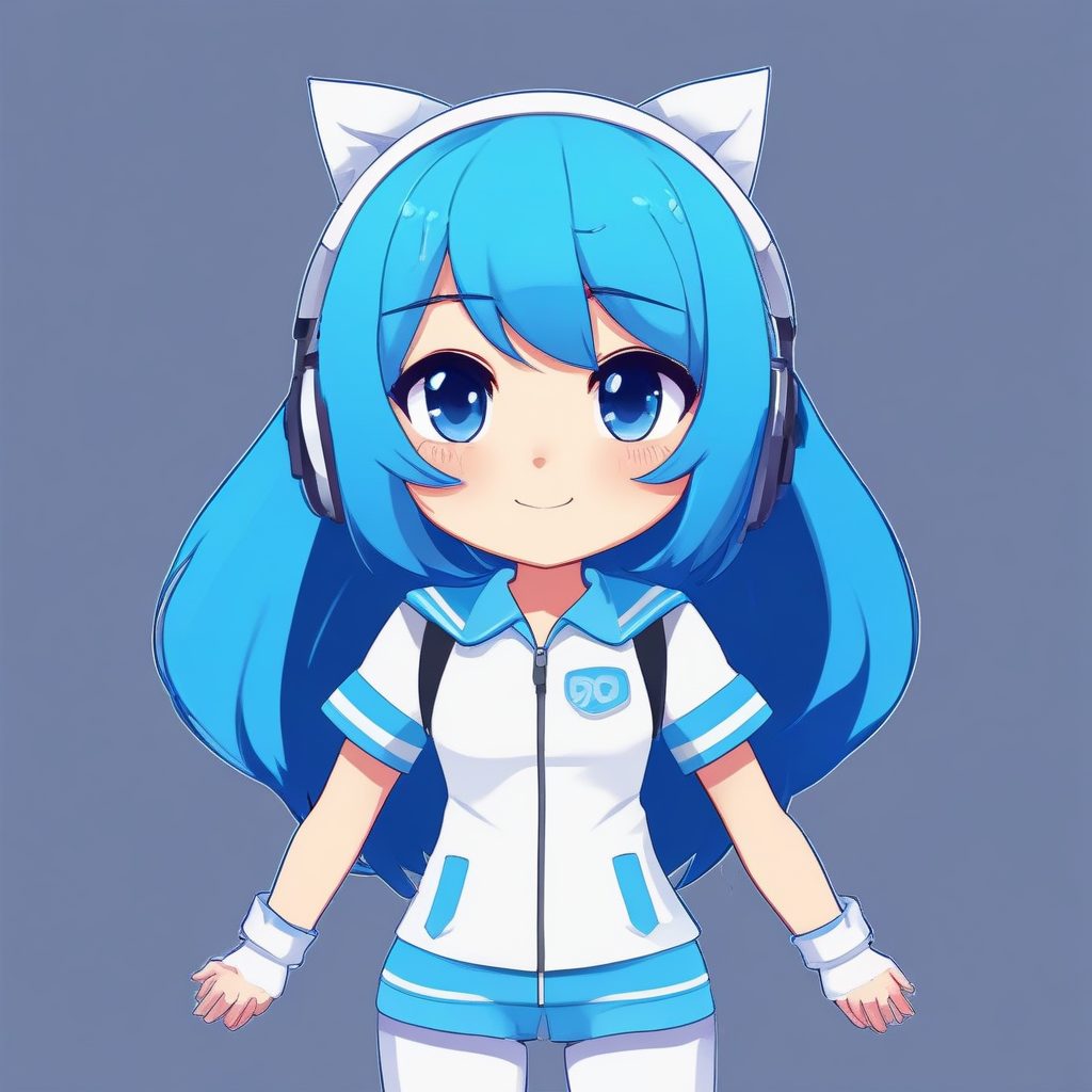 👾电竞少女Q版化！手持游戏手柄，超酷动态头像生成！