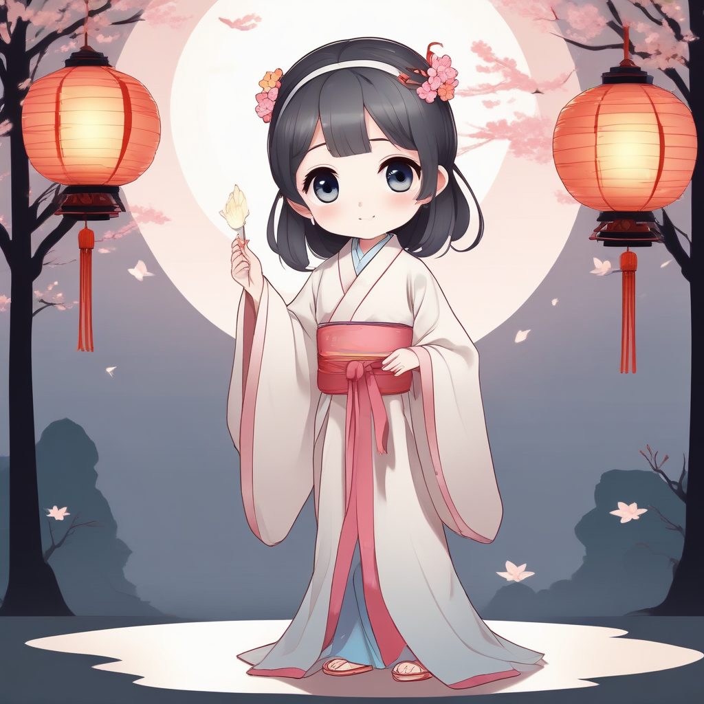 🥋东方美学！Q版汉服少女插画，国风头像生成，超温柔！