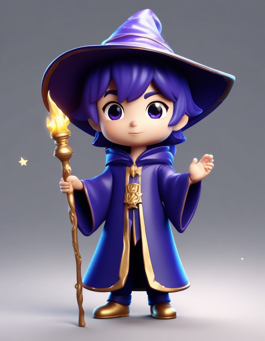 动态捕捉！Q版魔法师男孩的闪耀咒语✨