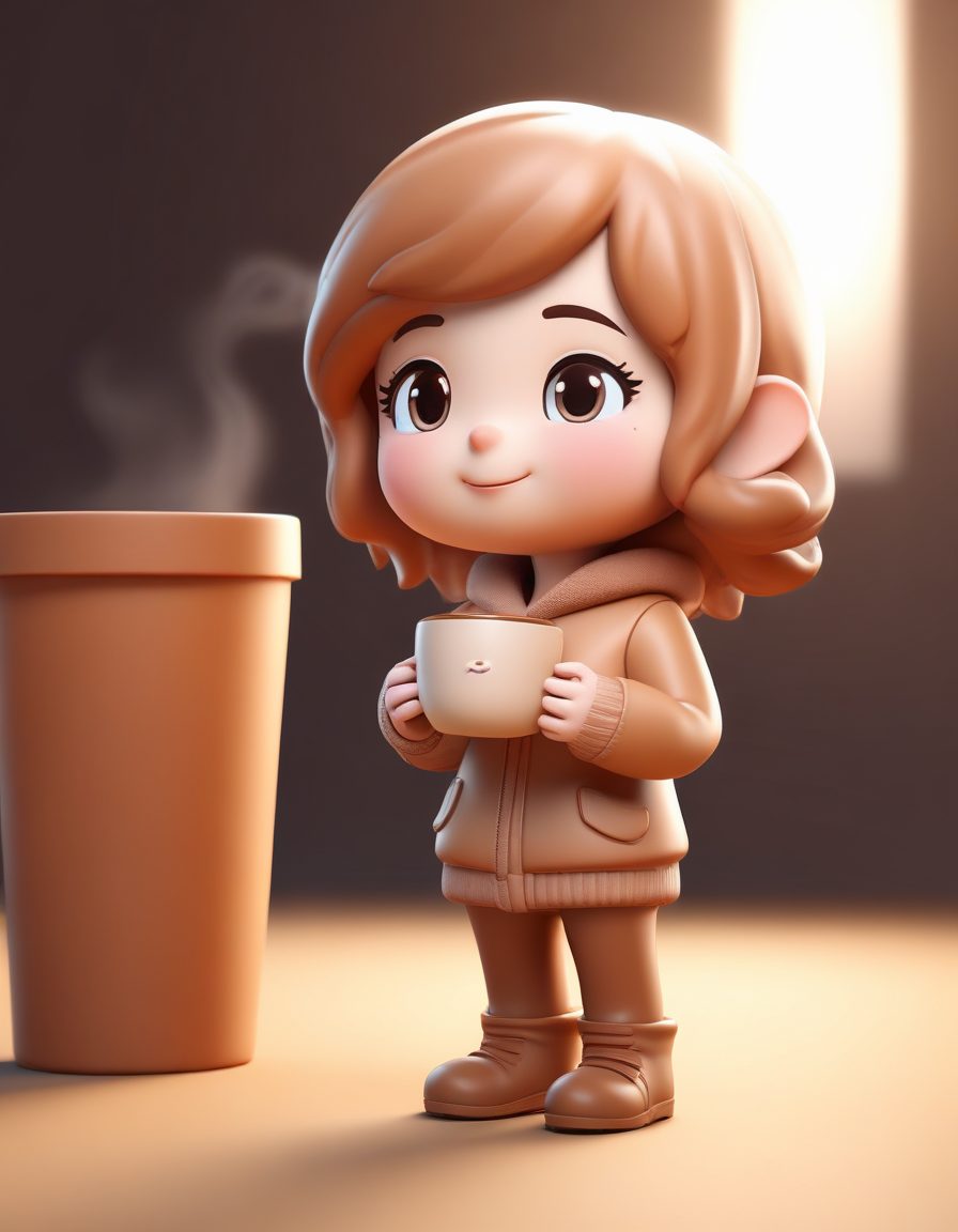 ☕️ 超级治愈!抱紧热可可的软糯Q版少女