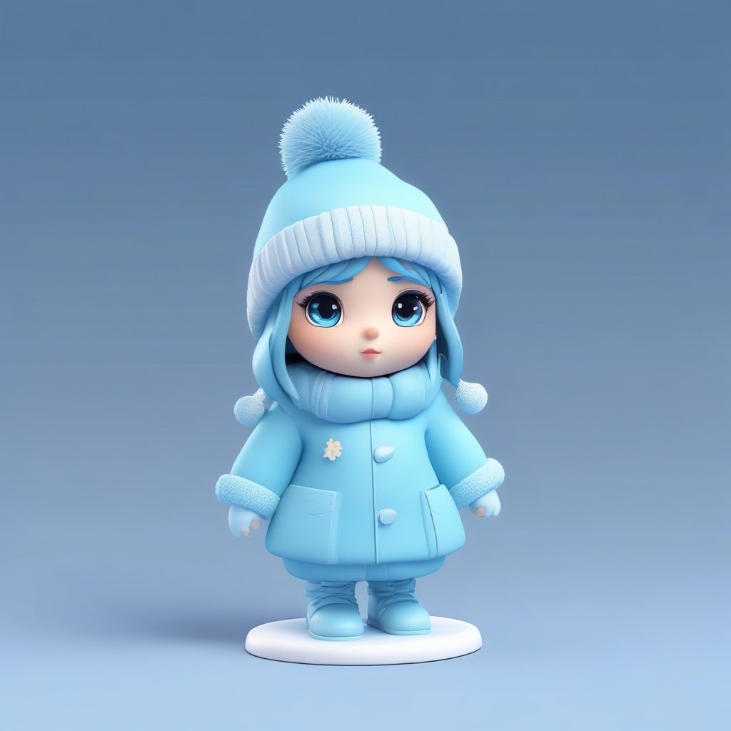 ⛄️冬日限定!超萌Q版雪地装扮全身图,氛围感壁纸免费拿!