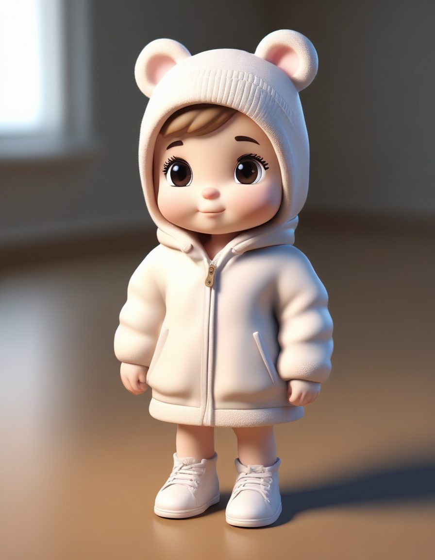 ❄️ 冬日限定!治愈系毛绒绒Q版盲盒女孩