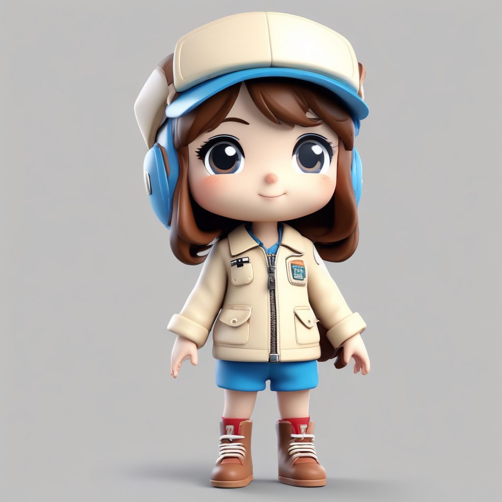 ✈️环游世界！Q版飞行员少女全身像提示词 | 盲盒收藏级壁纸