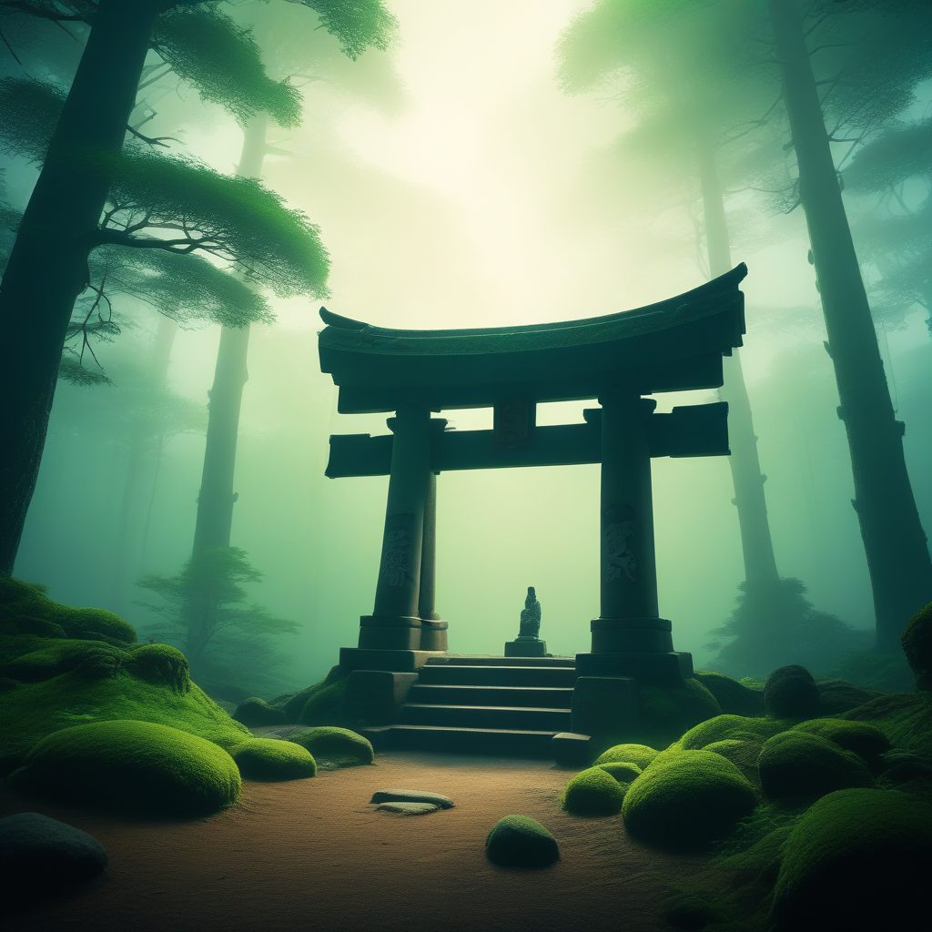 ⛩️森林神隐！宫崎骏风的神秘神社，治愈系唯美插画壁纸！