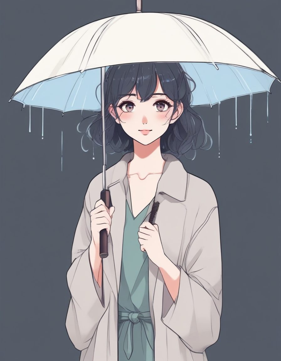 ☔️透明感雨天少女头像!低饱和莫兰迪色系,氛围感绝美