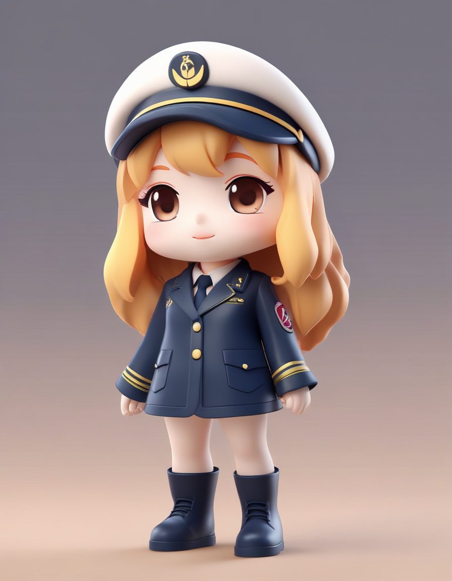 ✈️准备起飞!戴着飞行镜的酷酷Q版机长