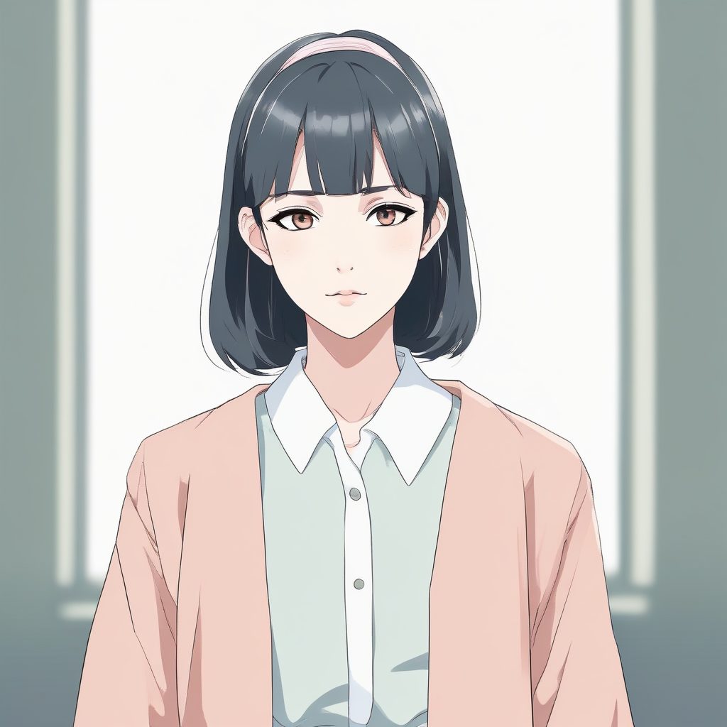 极简线条日系动漫少女头像生成！AI独创极简时尚风格设计✨