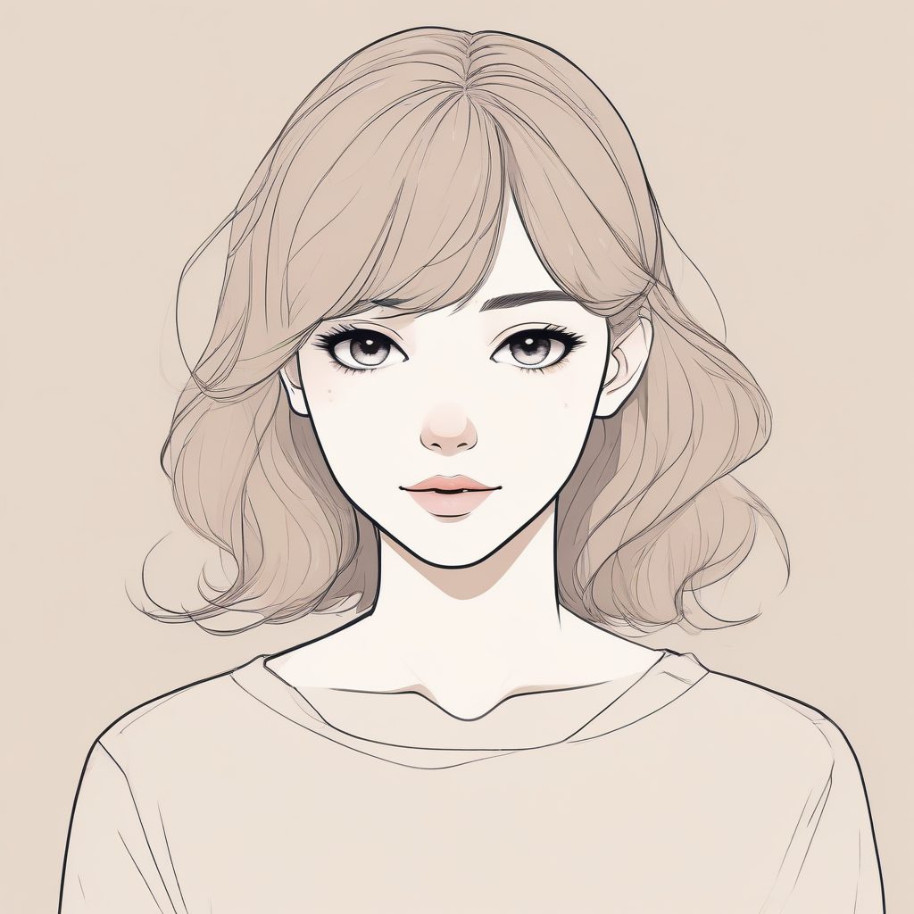 ✨ 氛围感拉满！柔焦光影极简少女肖像，高级感Vibe图轻松拿捏！