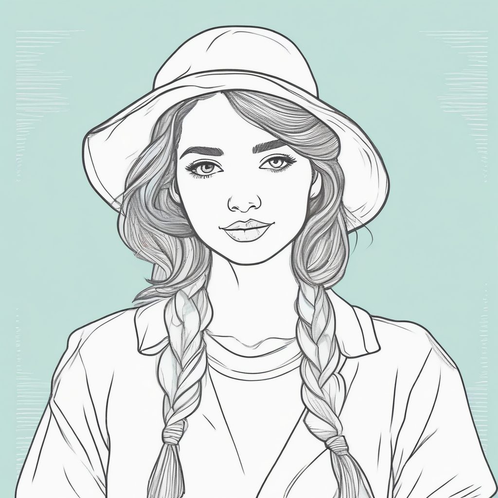 氛围感满分！极简线条时尚少女头像，莫兰迪配色，ins风必备